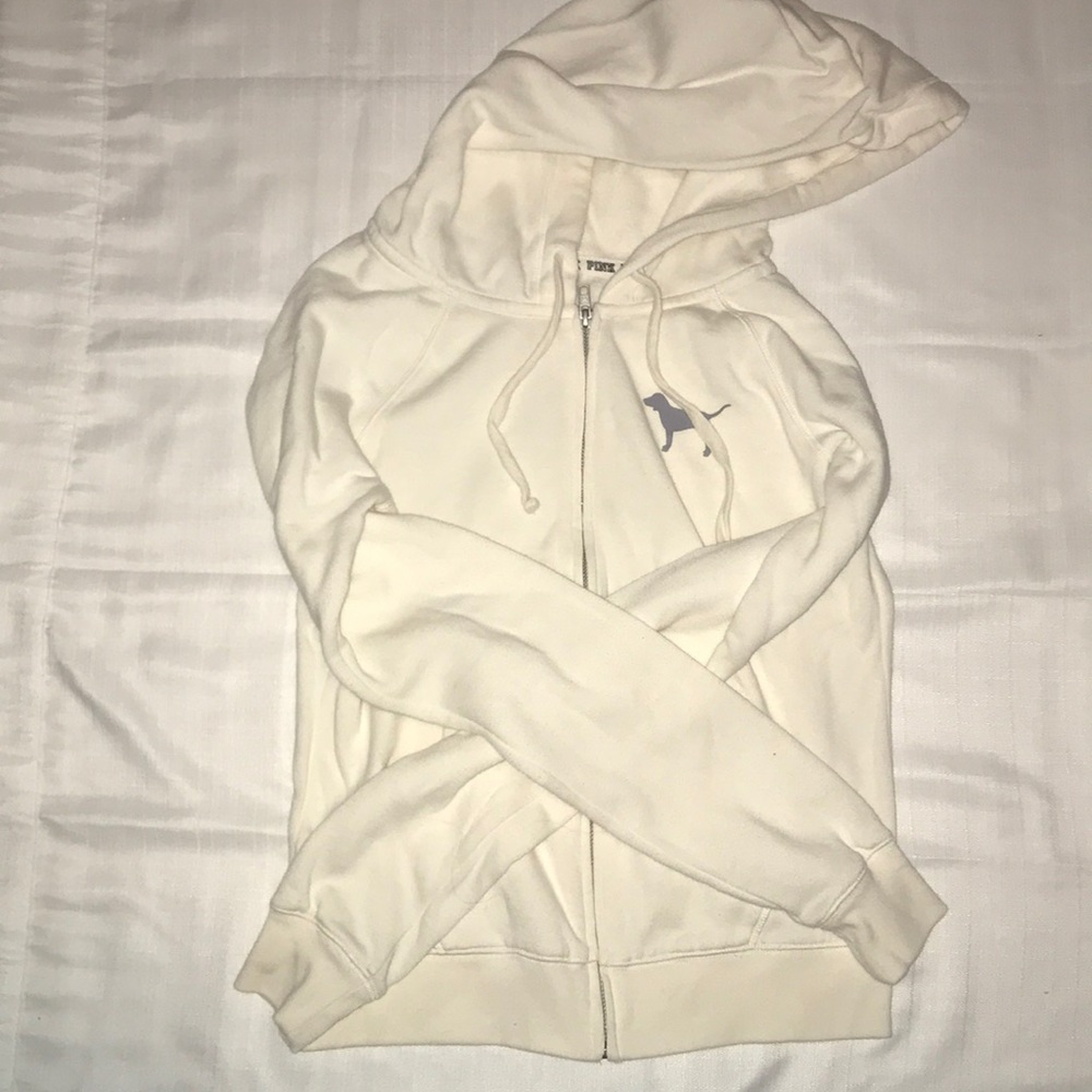VS PINK ZIP UP HOODIE